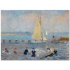 Seascape With Six Bathers Bellport by William Glackens as Fine Art Print