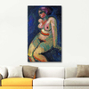 Alexej von Jawlensky Oturan Nü Kanvas Tablo