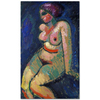 Alexej von Jawlensky Oturan Nü Kanvas Tablo
