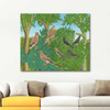Seven Birds on the Branches by Andre Bauchant as Art Print