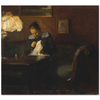 Carl Vilhelm Holsoe Dikiş Diken Kadın Kanvas Tablo