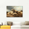 Sheep in the Meadows by Thomas Sidney Cooper as Art Print