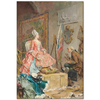 Sitting For Her Portrait by Frederik Hendrik Kaemmerer