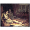 Sleep and His Half Brother Dead by John William Waterhouse as Art Print