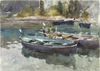 John Singer Sargent Küçük Sandallar Kanvas Tablo