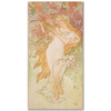Alphonse Mucha İlkbahar Kanvas Tablo