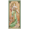 Spring Flowers by Alphonse Mucha as Art Print