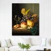 Still Life with a Peach a Pear Plums and Grapes by Edvard Ladell as Fine Art Print