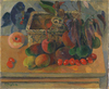 Paul Gauguin Sepet ve Meyveli Natürmort Kanvas Tablo