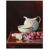 Still Life with Berries Sugar and Cream Pitcher by George Cope as Art Print