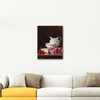 Still Life with Berries Sugar and Cream Pitcher by George Cope as Art Print