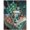 Still Life With Checked Tablecloth by Juan Gris