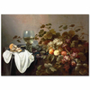 Pieter Claesz Meyve ve Rom ile Natürmort Kanvas Tablo