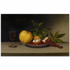 Still Life with Fruit, Cakes and Wine by Raphaelle Peale as Art Print
