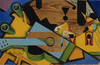 Juan Gris Gitarlı Natürmort Kanvas Tablo