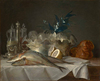 Still Life with Mackerel by Anne Vallayer Coster