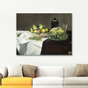 Still Life with Melon and Peaches by Edouard Manet as Art Print