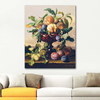 Still life with Peaches and Plums by Anton Hartinger as Art Print
