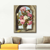 Still Life with Roses in Glass Vase by Ambrosius Bosschaert the Elder as Art Print