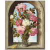 Still Life with Roses in Glass Vase by Ambrosius Bosschaert the Elder