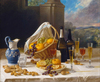 Still Life with Wine and Fruit by John F Francis