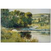 Edward Mitchell Bannister Akarsu Kenarı Kanvas Tablo