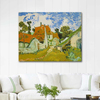 Street in Auvers-sur-Oise by Vincent van Gogh as Fine Art Print