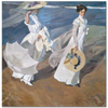 Joaquin Sorolla Deniz Kıyısında Gezinti Kanvas Tablo