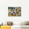 Wassily Kandinsky Kompozisyon 02 için Etüd Kanvas Tablo