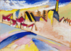 Wassily Kandinsky Kış Manzarası II İçin Etüd Kanvas Tablo
