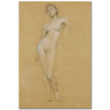 Study Of A Female Nude by Herbert James Draper