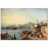 Sultan Abdulmecit Arrives at the Nusretiye Mosque by Jacob Jacobs as Fine Art Print
