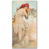 Alphonse Mucha Yaz Kanvas Tablo