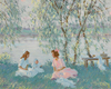 Edward Dufner Yaz Günleri Kanvas Tablo