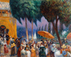 William Glackens Marne'de Pazar Günü Kanvas Tablo