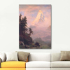 Albert Bierstadt Matter Tepesi Kanvas Tablo