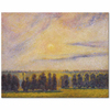 Camille Pissarro Eragny'de Günbatımı Kanvas Tablo