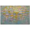 Piet Mondrian Kompozisyon No 05 Kanvas Tablo