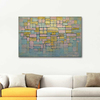 Piet Mondrian Kompozisyon No 05 Kanvas Tablo