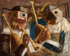 Bagpiper (Joueurs de biniou) by Tadeusz Makowski