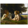 Temptation by William Adolphe Bouguereau as Art Print