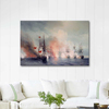 Ayvazovsky Sinop Savaşında Gemiler Kanvas Tablo