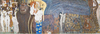 Gustav Klimt Beethoven Freskinden Kanvas Tablo