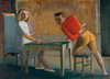 The Card Game by Balthus as Fine Art Print