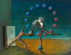 The Dancer on the Ball by Edgar Ende as Fine Art Print