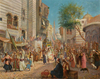 The Departure Of The Mahmal From Cairo by Leonardo de Mango as Art Print