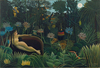 Henri Rousseau Rüya Kanvas Tablo