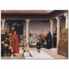 Sir Lawrence Alma Tadema Clovis'in Çocuklarının Eğitimi Kanvas Tablo