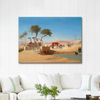 The Empress Eugenie Visiting the Pyramids by Charles Theodore Frere as Fine Art Print