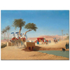 The Empress Eugenie Visiting the Pyramids by Charles Theodore Frere as Fine Art Print